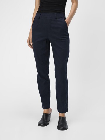 OBJECT Tapered Chino Pants 'OBJMIA' in Blue: front