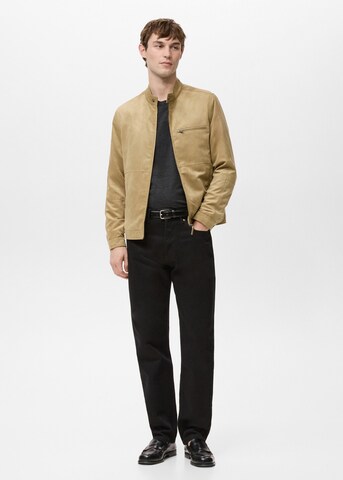 MANGO MAN Between-Season Jacket 'Boy' in Beige