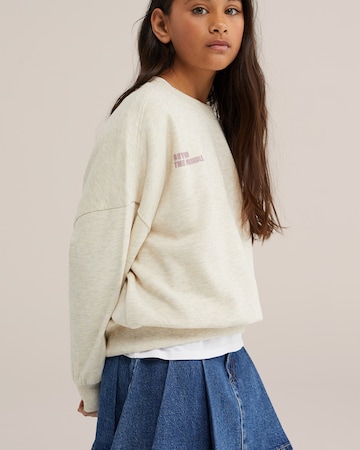 WE Fashion Collegepaita värissä beige