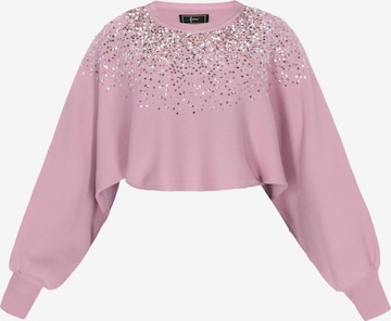 faina Sweatshirt in Pink: front