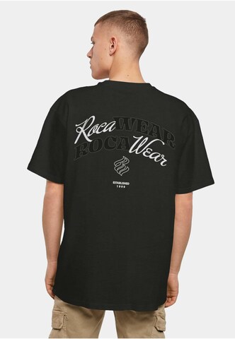 Maglietta 'Double' di ROCAWEAR in nero: frontale