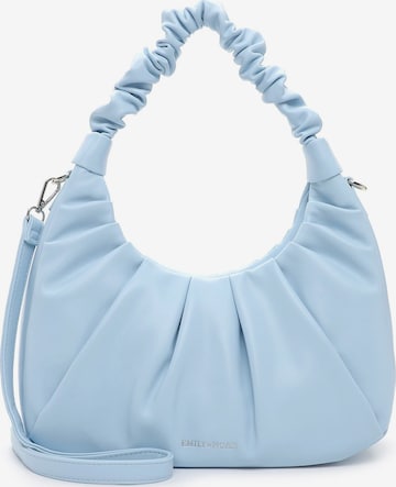 Emily & Noah Pouch 'Bianca' in Blue: front