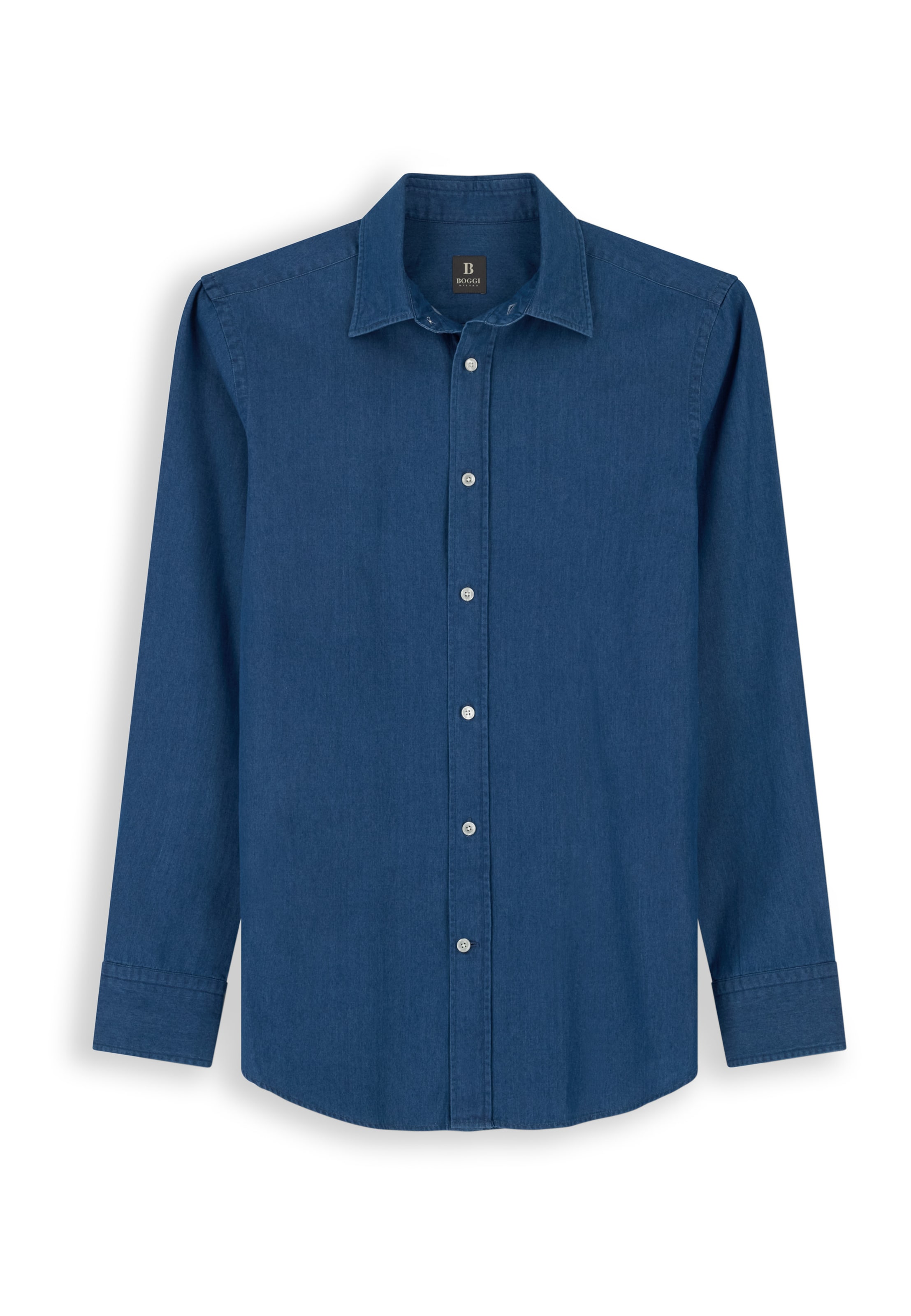 Boggi Milano Hemd in Blau: Vorderseite