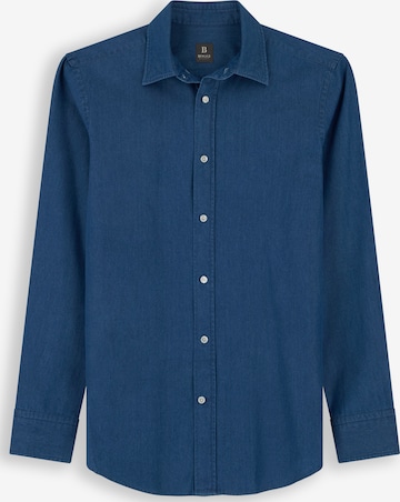 Boggi Milano Hemd in Blau: Vorderseite