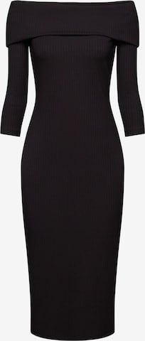 ESPRIT Knitted dress in Black: front