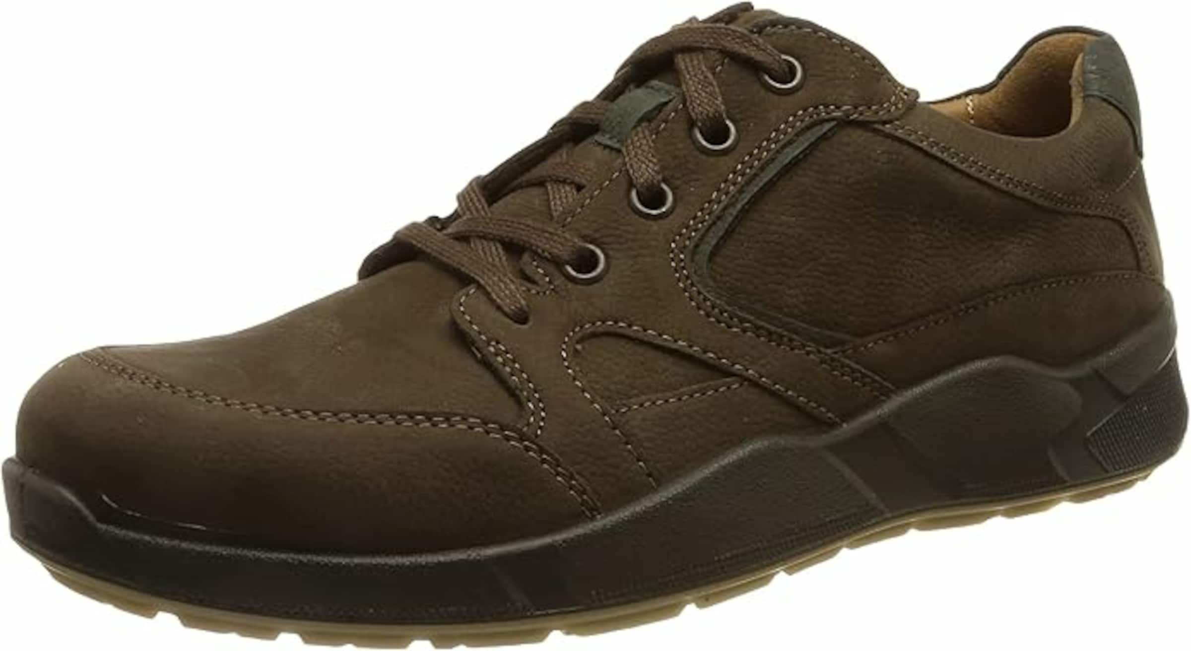JOMOS Athletic Lace-Up Shoes in Brown: front