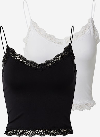 ONLY Aluspaita 'VICKY' värissä musta / valkoinen, Tuotenäkymä