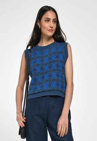 Pull-over portray berlin en bleu : devant