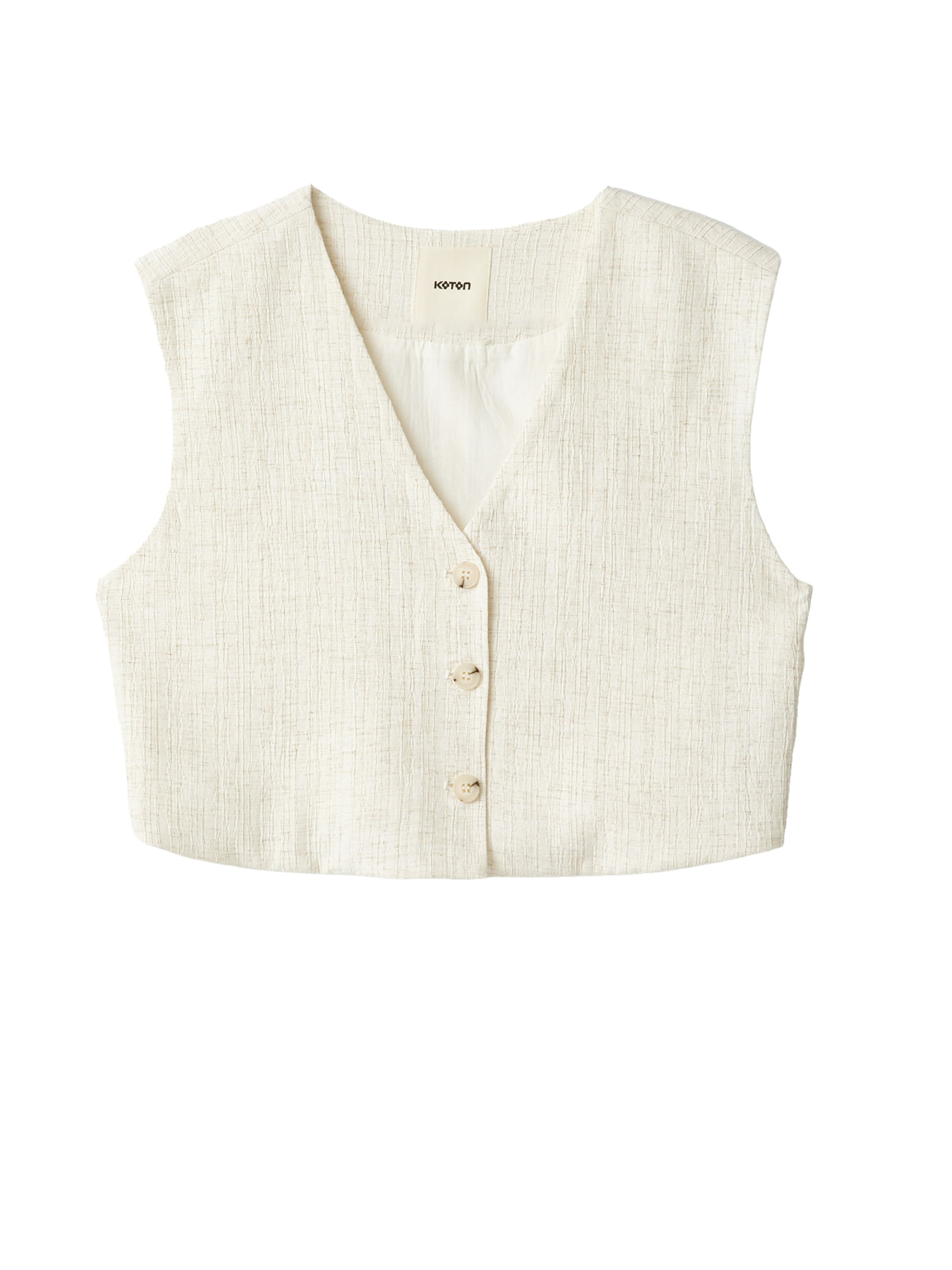 Koton Suit vest in Beige: front