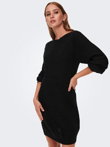 Rochie tricotat 'Whitney Megan' de la JDY pe negru