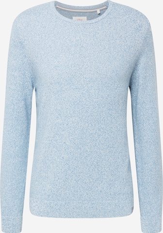 s.Oliver Sweater in Blue: front