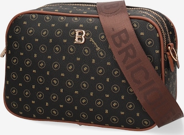 Borsa a tracolla di Briciole in nero: frontale