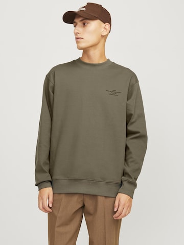 Sweat-shirt JACK & JONES en vert : devant