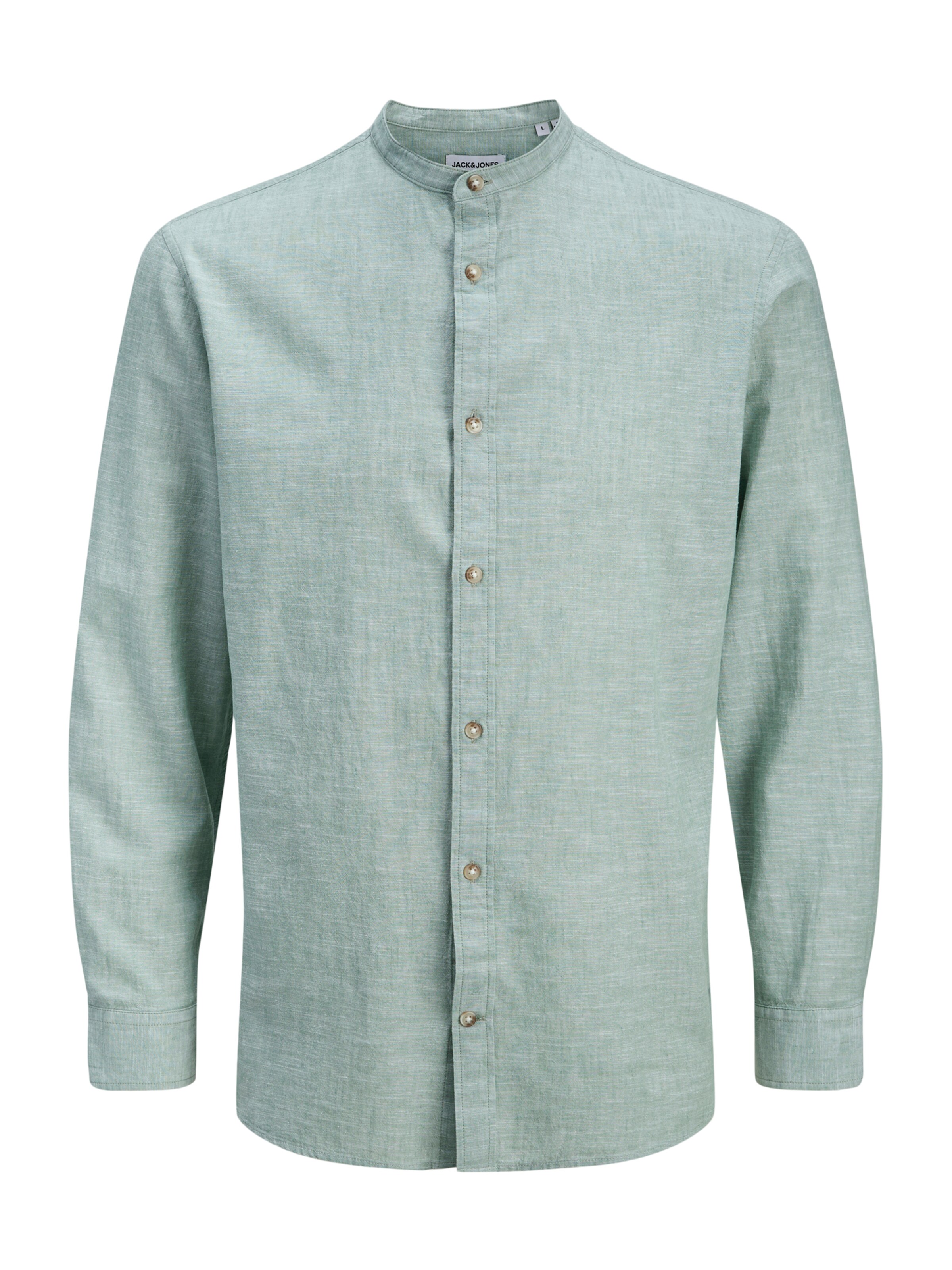 JACK & JONES Button Up Shirt 'JJESummer' in Green: front