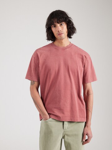 HOLLISTER Футболка в Красный: спереди
