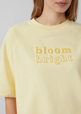 s.Oliver Sweatshirt in Yellow