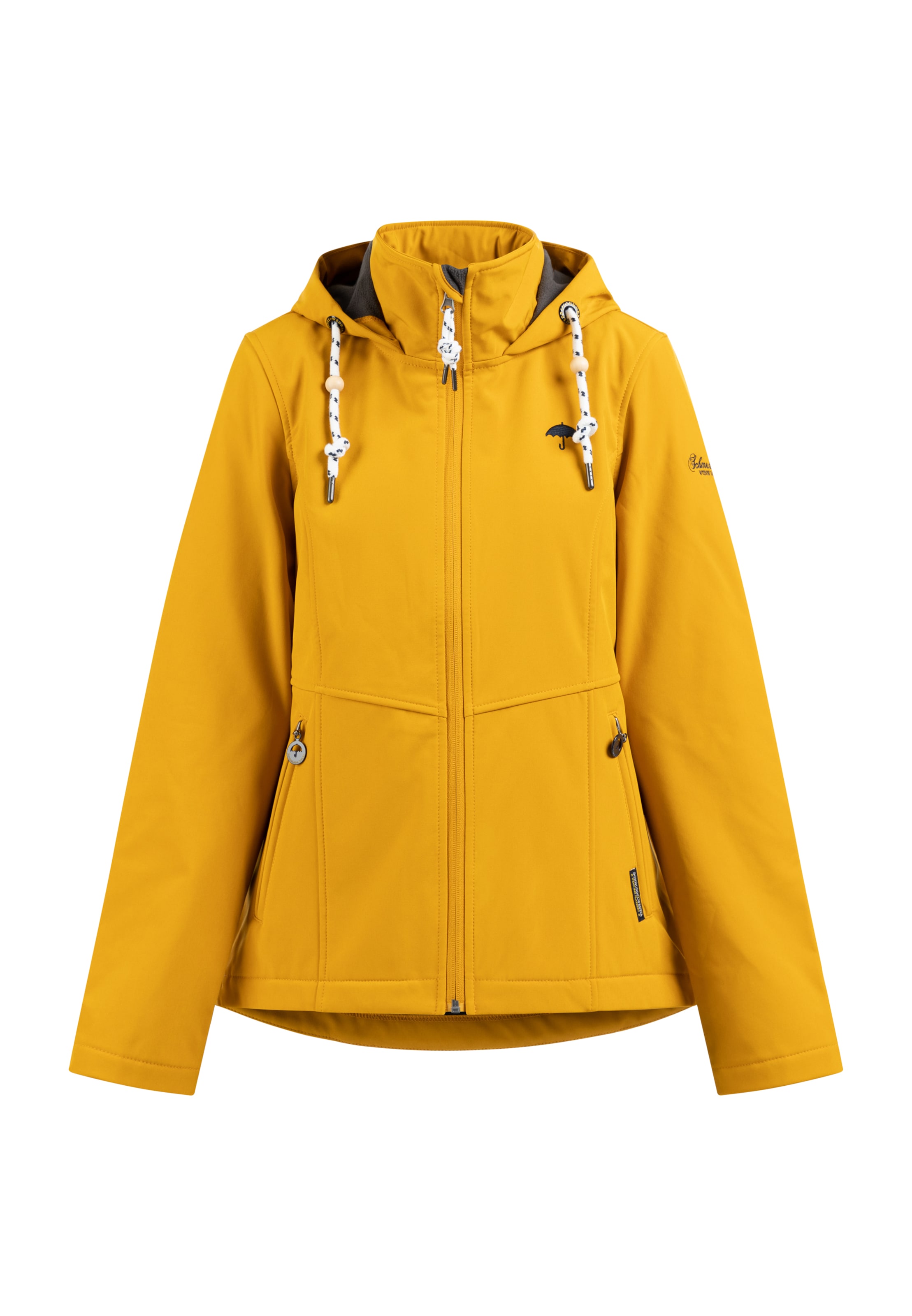 Schmuddelwedda Funktionsjacka i gul: framsida