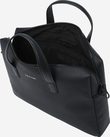 Sac d’ordinateur portable Calvin Klein en noir