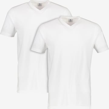 T-Shirt LERROS en blanc : devant