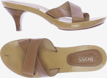BOSS Sandals & High-Heeled Sandals in 36 in Brown: front