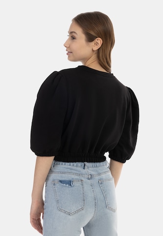 MYMO Μπλούζα φούτερ σε μαύρο