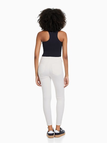 Bershka Skinny Jeans in White