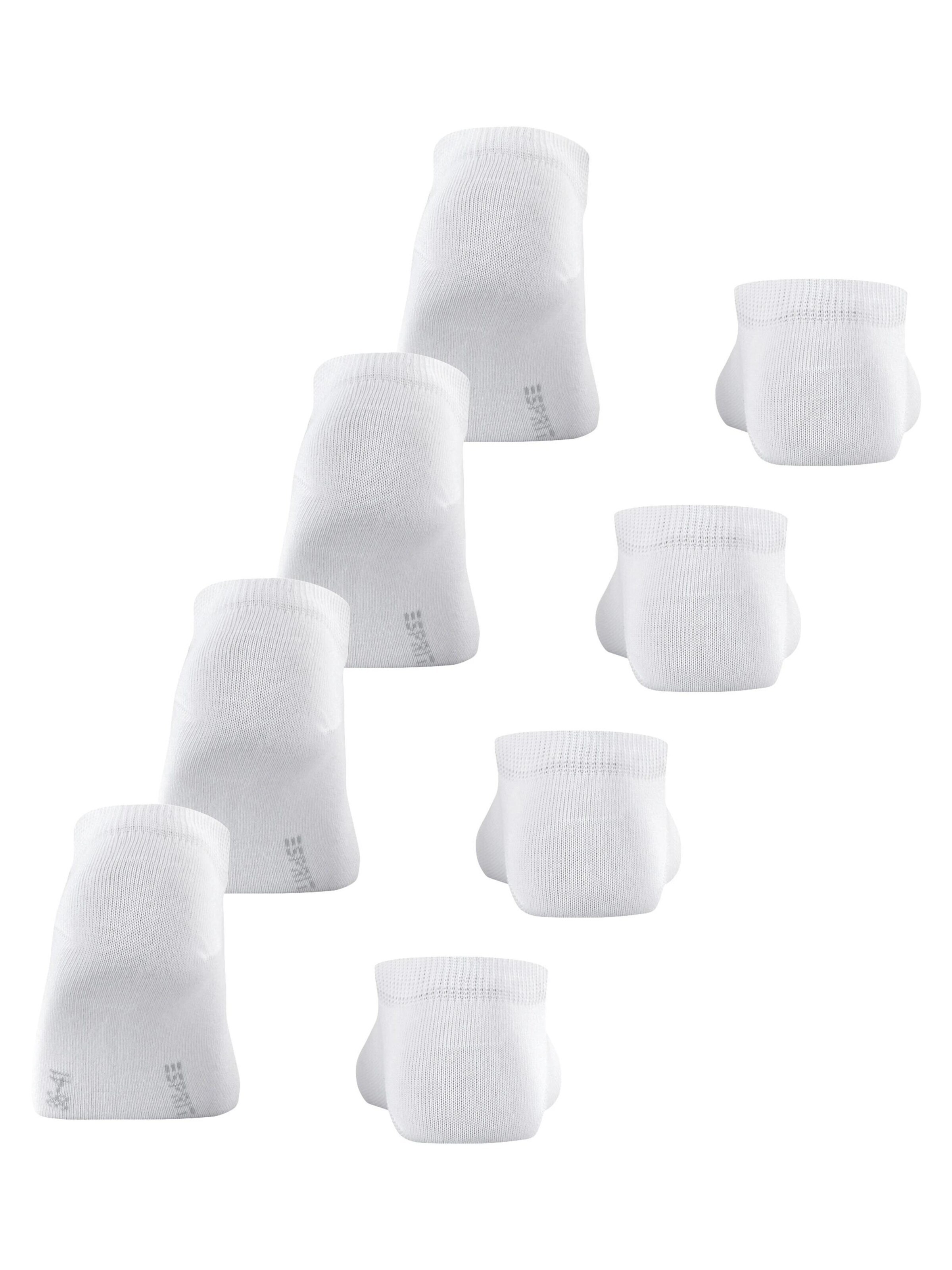 ESPRIT Socken 'Solid 4-Pack'‌‌‌‌‌‌‌‌‌‌ in Weiß