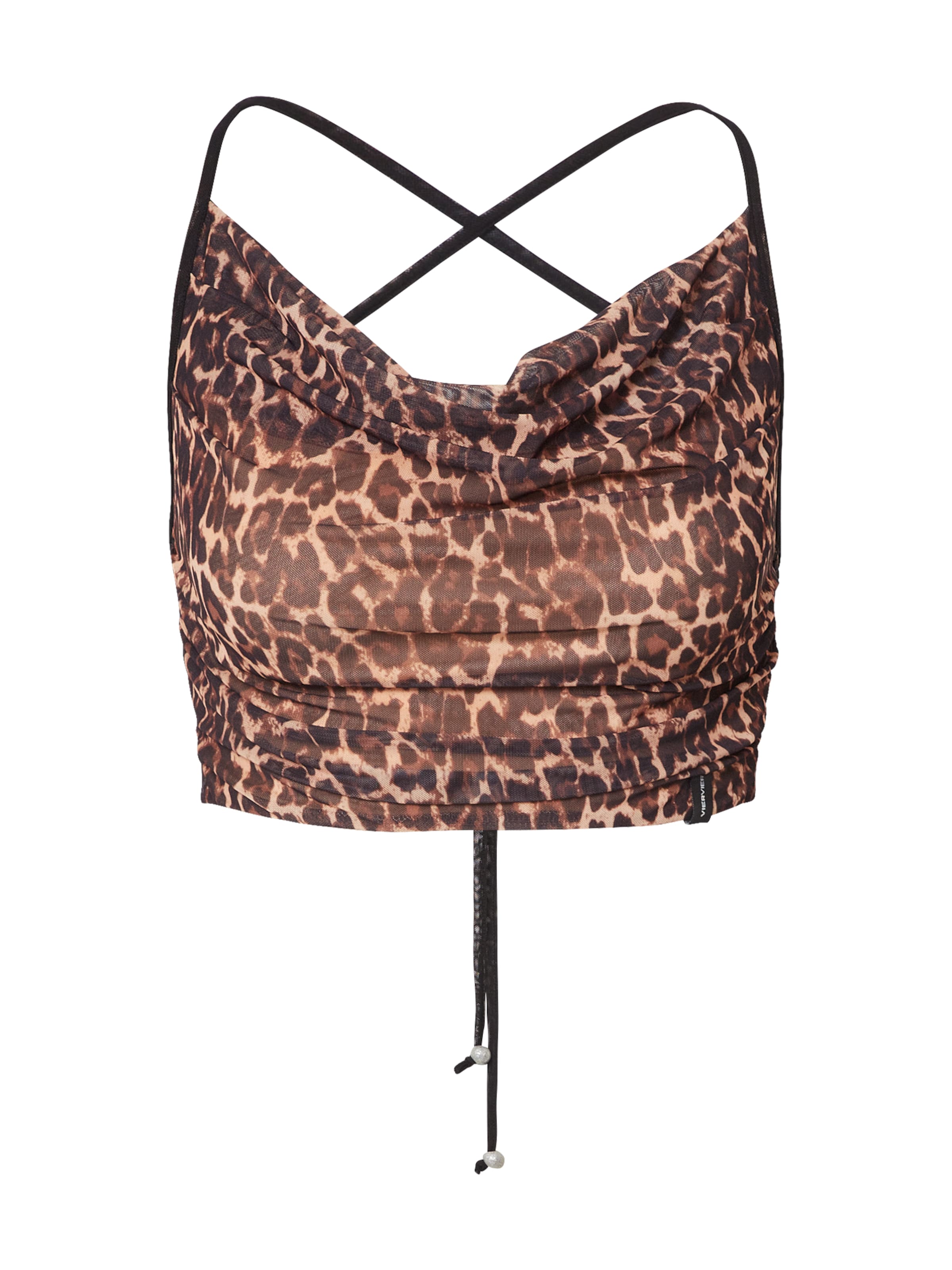 VIERVIER Top 'Joselyn' in Brown: front