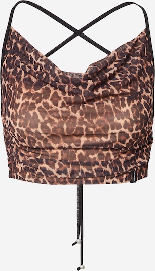 Palaidinė be rankovių 'Joselyn' iš VIERVIER, spalva – ruda / kapučino spalva, Prekių apžvalga