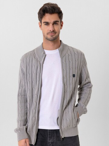 Vestes en maille 'Faber' Jacey Quinn en gris