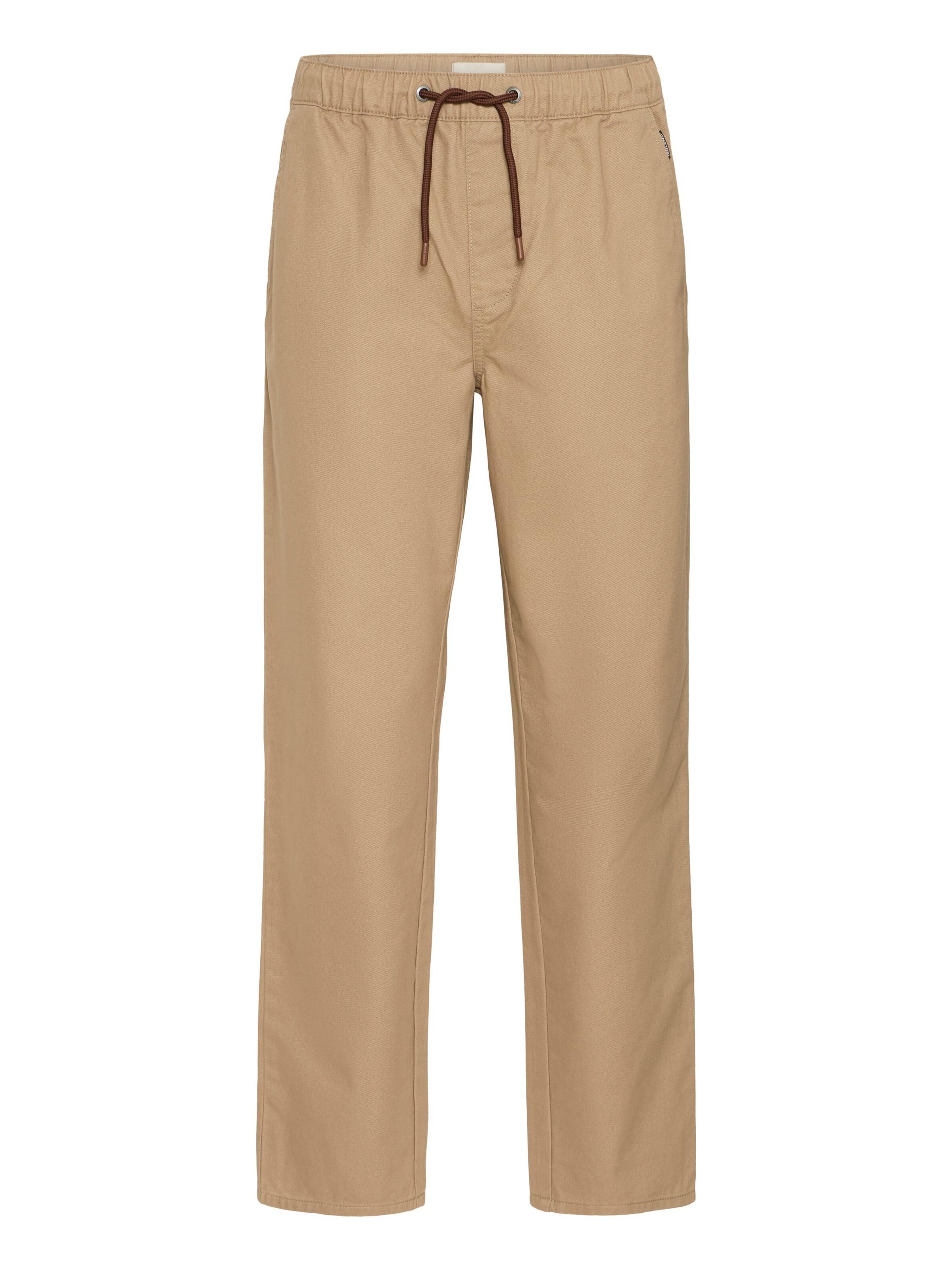 BLEND - Loosefit Calças chino ' BHMILES Wovenpant ' em castanho: frente