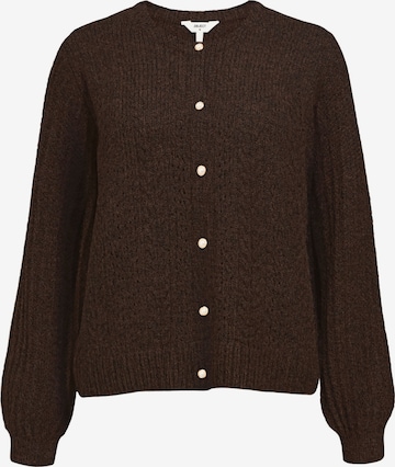 OBJECT Вязаная кофта 'OBJFlora' в Коричневый: спереди