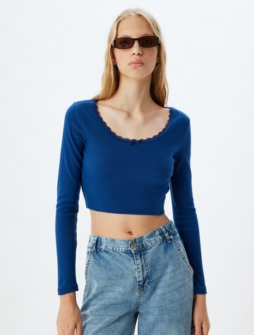 Koton Shirt in Blauw: voorkant