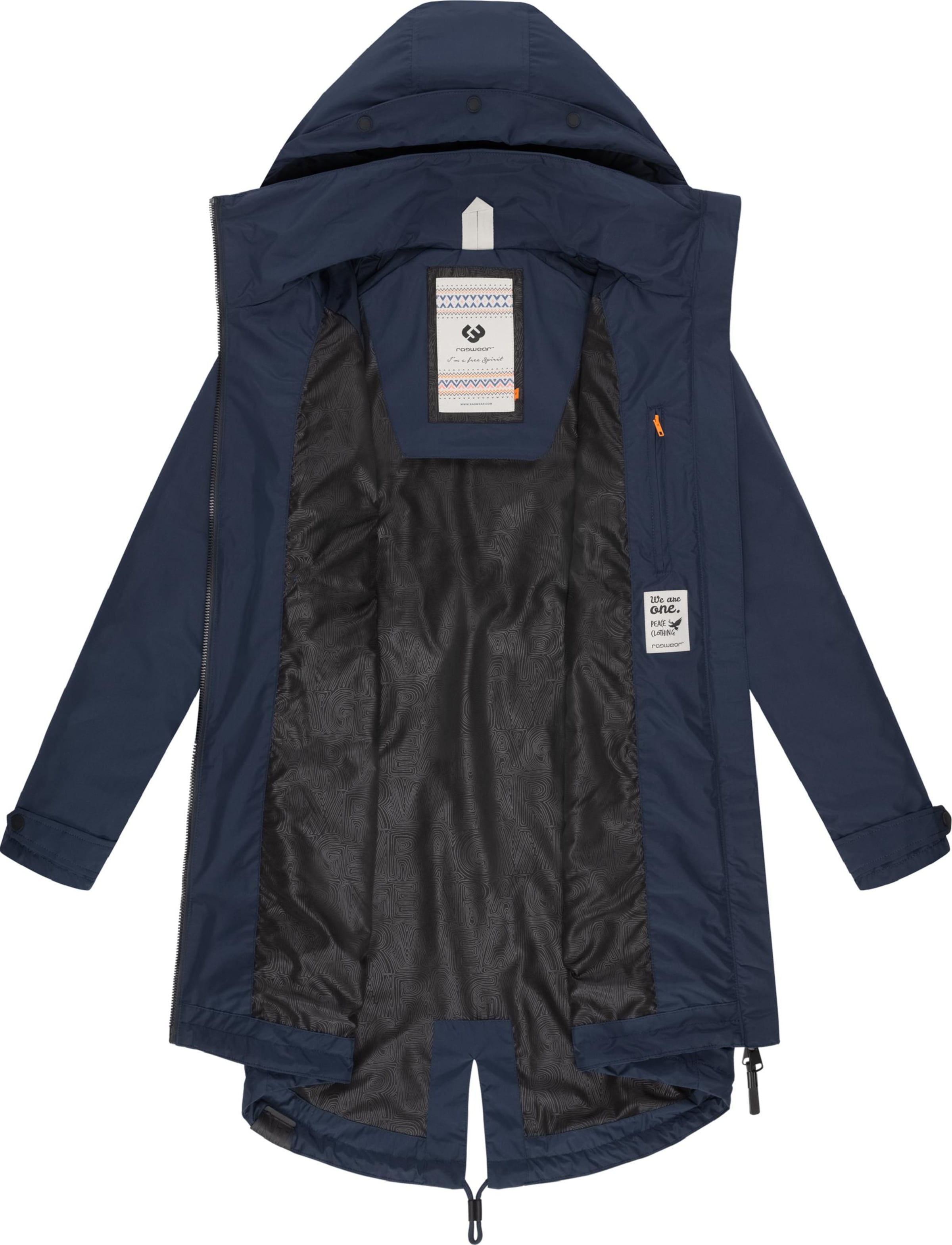 Manteau fonctionnel 'Frodik' Ragwear en bleu