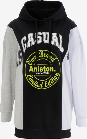 Aniston CASUAL Sweatshirt in Black: front