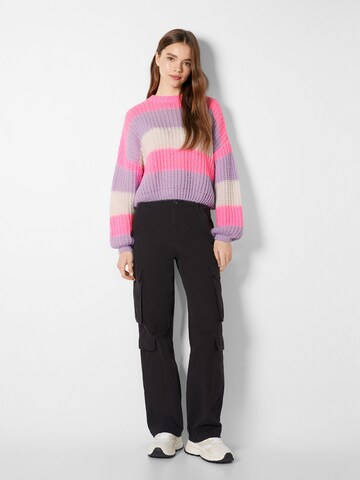 Bershka Pullover in Lila