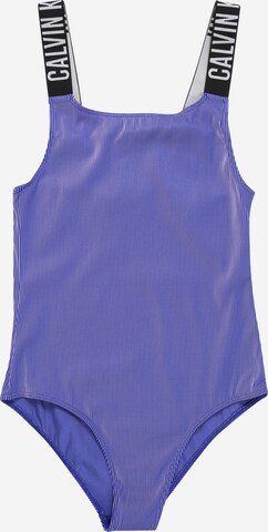 Costume intero di Calvin Klein Swimwear in blu: frontale