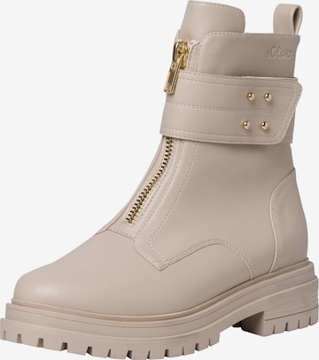 s.Oliver Ankle Boots in Beige: front