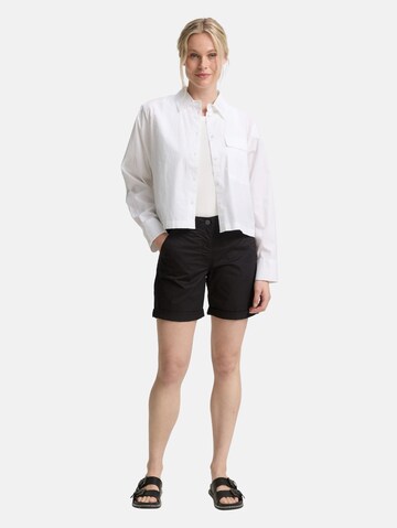 TOM TAILOR Regular Chino in Zwart