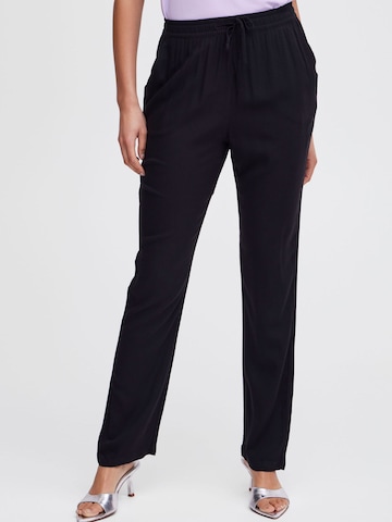 b.young Regular Broek 'Joella' in Zwart: voorkant