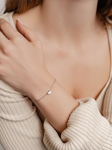 Hey Happiness Armband 'Tender' in Silber