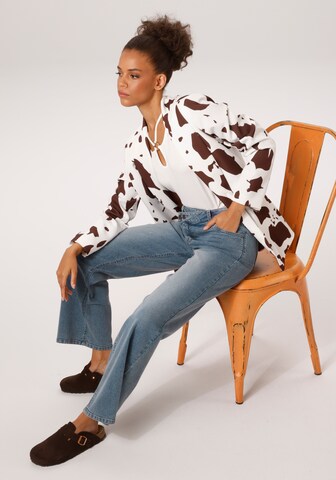 Aniston CASUAL Wide leg Jeans in Blue