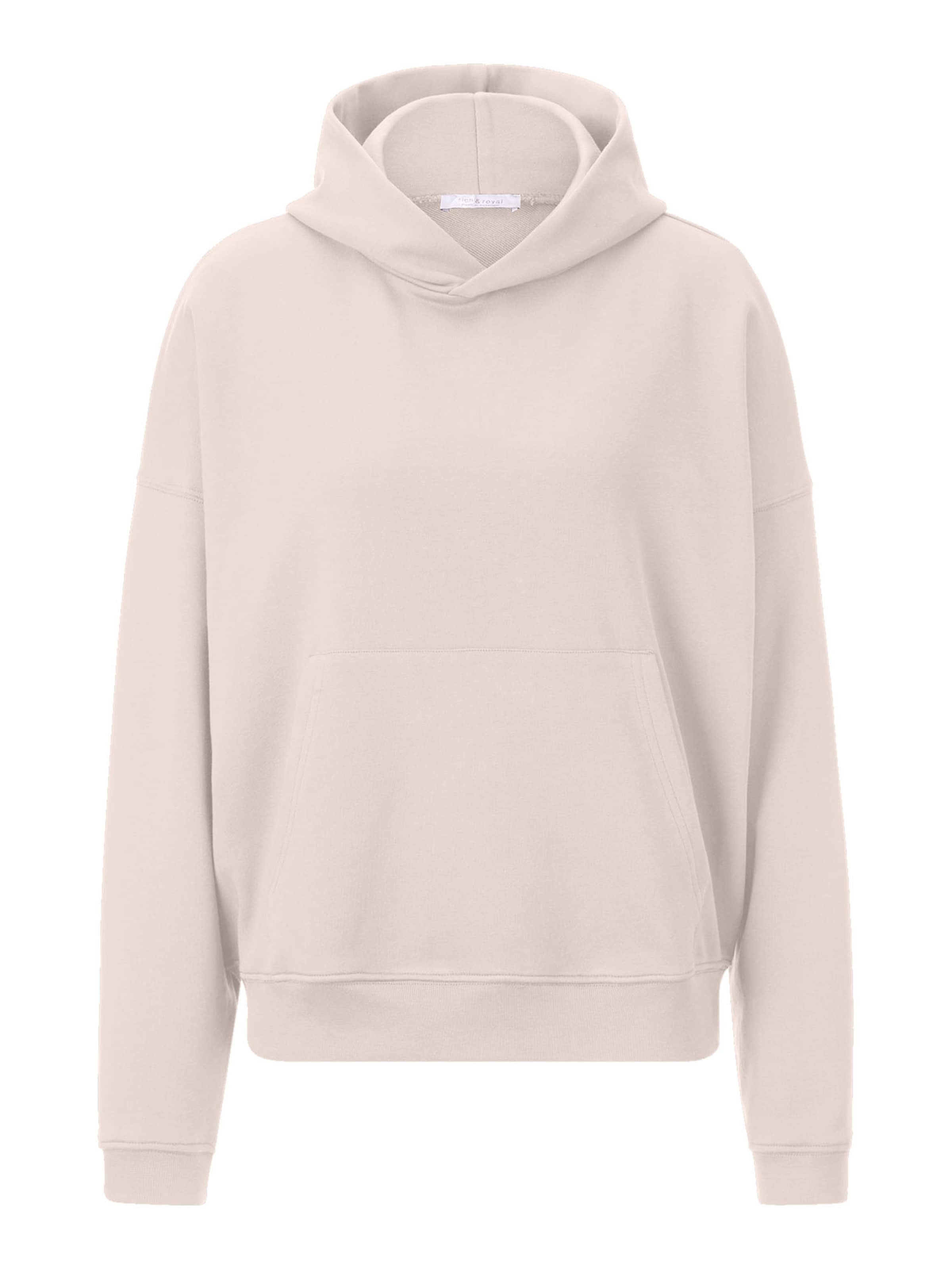 Rich & Royal Sweatshirt in Beige: front