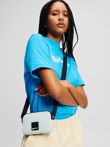 KARL LAGERFELD JEANS Crossbody bag in Blue: front