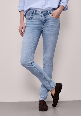 STREET ONE Slim fit Jeans 'York' in Blue: front