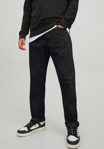JACK & JONES Regular Jeans in Schwarz: Vorderseite
