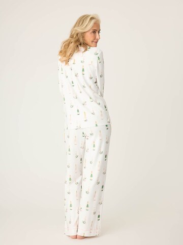 PJ Salvage Pajama ' Breakfast of Champs ' in White
