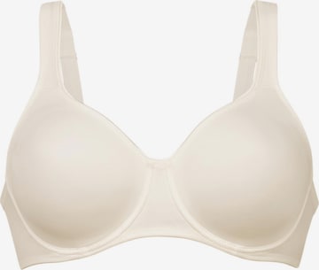 ROSA FAIA Bra 'Twin' in Beige: front