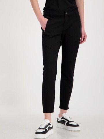 monari Slim fit Trousers in Black: front