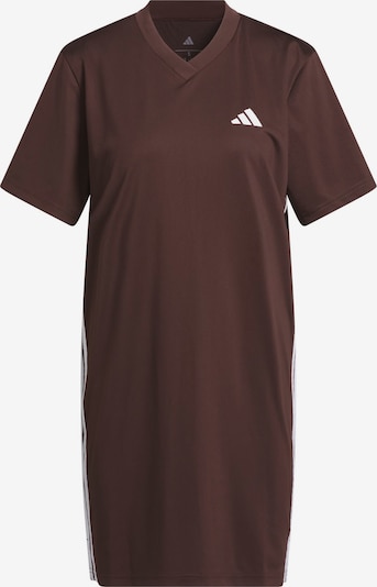 Sportinė suknelė 'Sport Craft Shift' iš ADIDAS SPORTSWEAR, spalva – šokolado spalva / balta, Prekių apžvalga